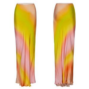 NWT Le Superbe De La Sol Ombre Sunset Skirt